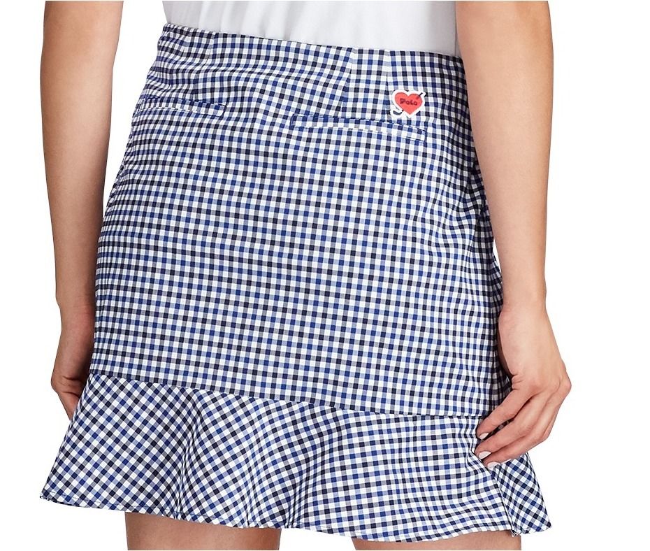 POLO ラルフローレンGOLF女性用フリル・ギンガムチェック