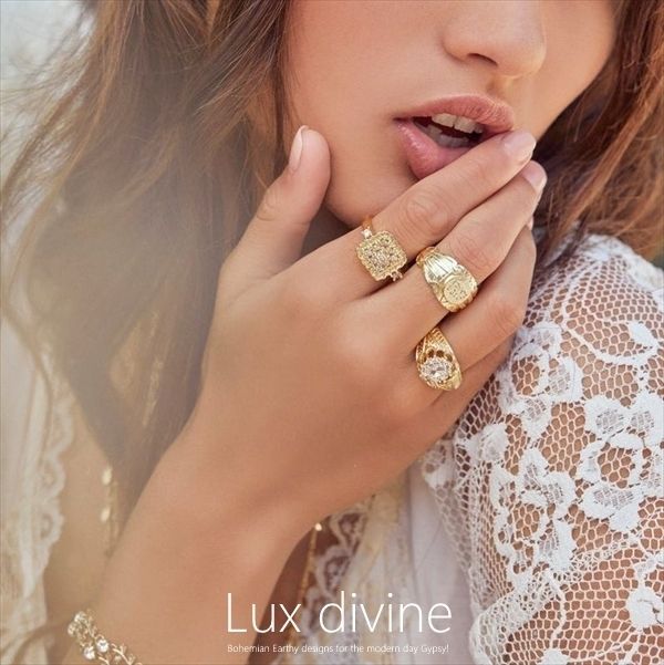 MARGUERITE ステイトメント ゴールド リング ☆Luxdivine☆ (Lux MARGUERITE ステイトメント ゴールド リング ☆Luxdivine☆ (Lux