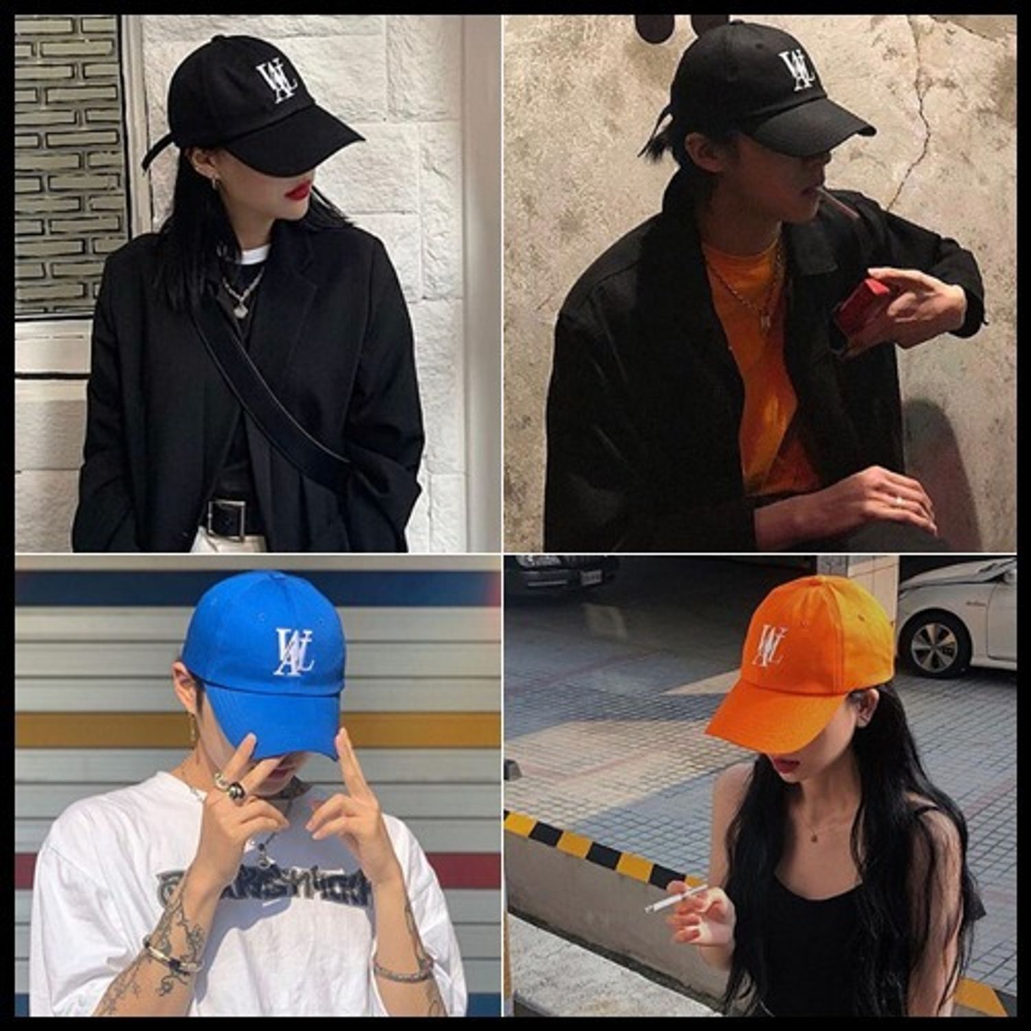 Wooalong 韓国芸能人着用 Wooalong シグネチャー 帽子 Wooalong キャップ Buyma