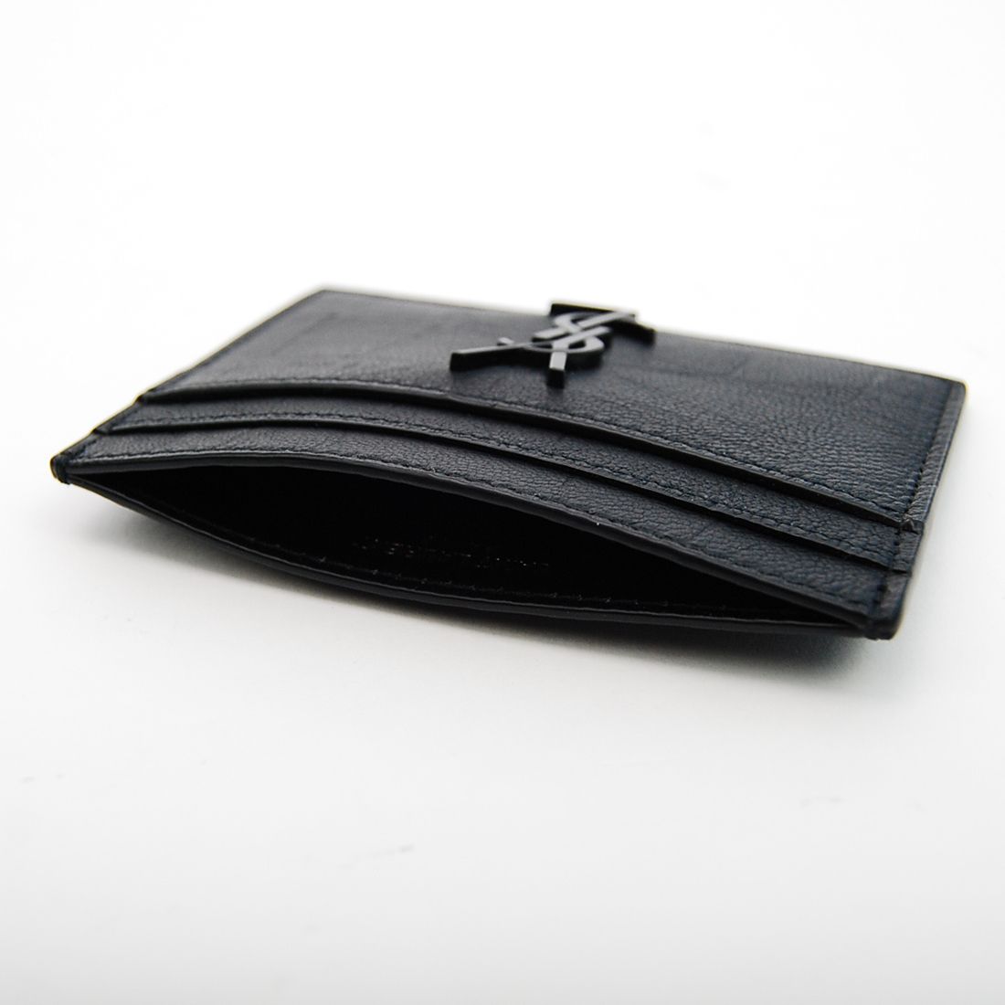 SAINT LAURENT クロコダイルエンボスレザー カードケース SAINT LAURENT クロコダイルエンボスレザー カードケース (Saint
