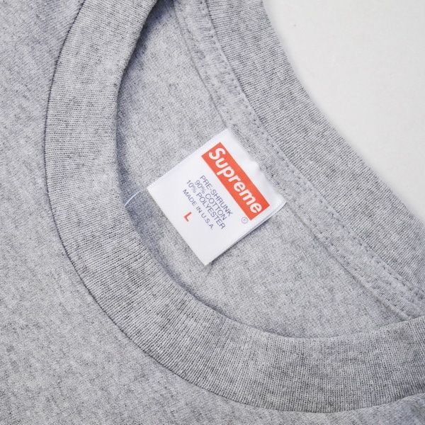 Supreme FW17 Crash Tee グレー (Supremeステッカー付き) Supreme FW17 Crash Tee グレー (Supremeステッカー付き