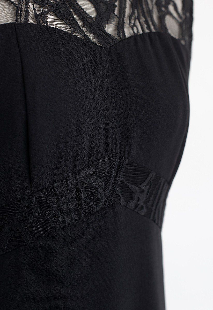 CHICWISH★レースシフォンイレヘムワンピース 2色☆ CHICWISH☆レースシフォンイレヘムワンピース 2色☆ (Chicwish