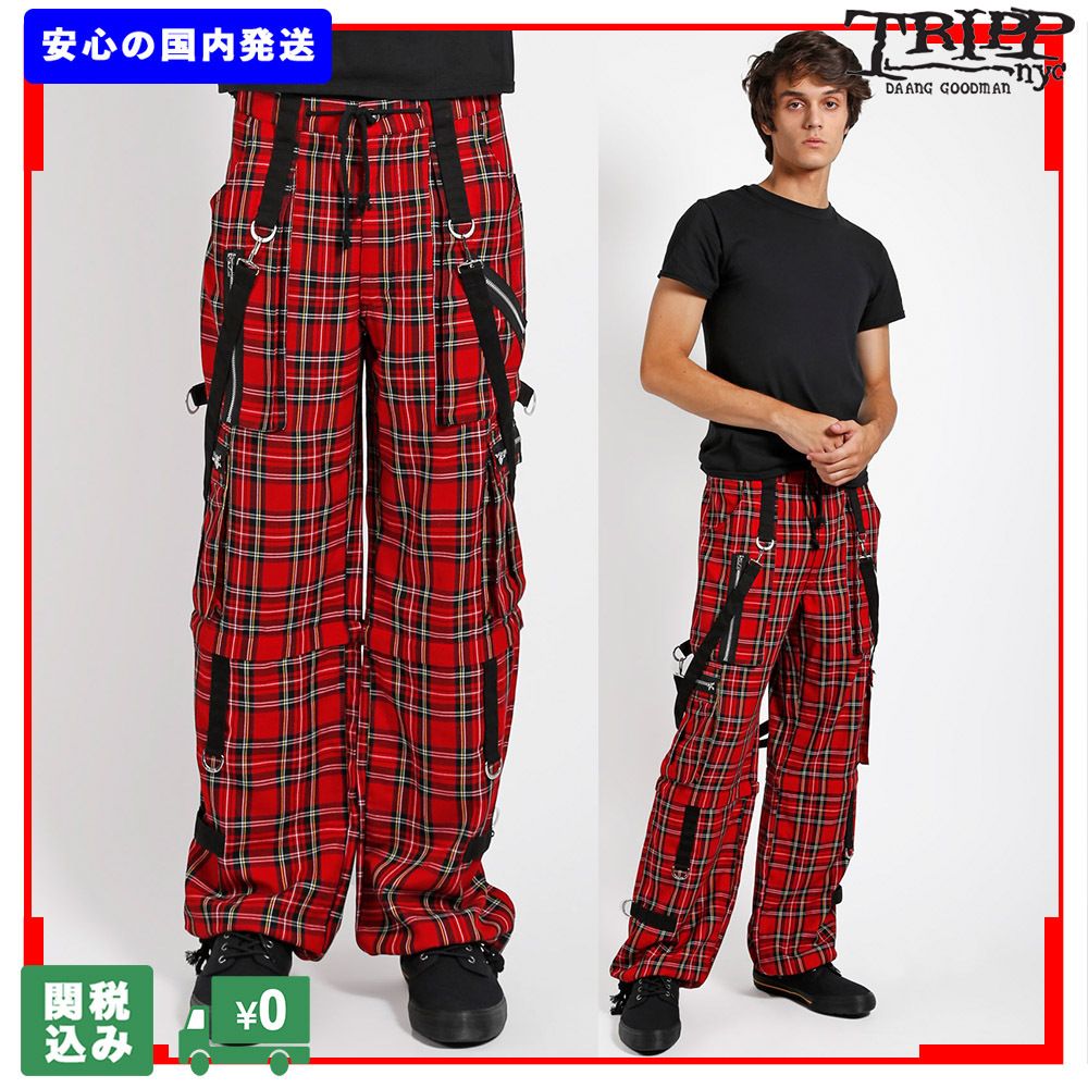 TRIPP NYC トリップニューヨーク チェック ZIPボンテージパンツ (TRIPP ...