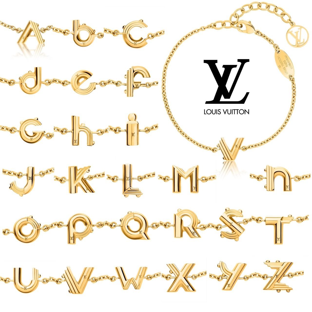 ☆Louis Vuitton☆LV & ME ブレスレット☆選べるアルファベット (Louis ☆Louis Vuitton☆LV & ME ブレスレット☆選べるアルファベット (Louis