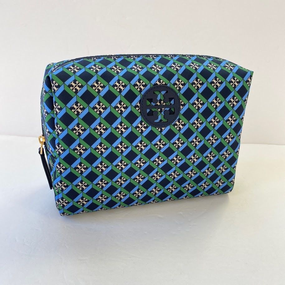 即発 TORY BURCH☆ナイロン製 COSMETIC CASE*ギフト用 (Tory Burch ...