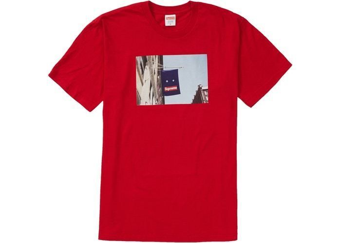 size XL！ Supreme Banner Tee