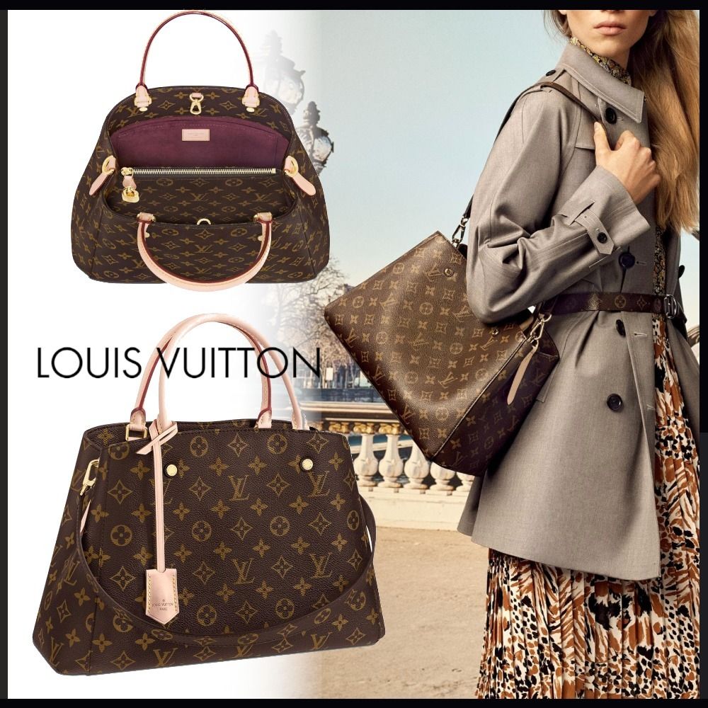通勤バッグに持ちたい☆ Louis Vuitton モンテーニュ MM 新作 (Louis 【激安アウトレット!】 モンテーニュ MM ショルダーバッグ
