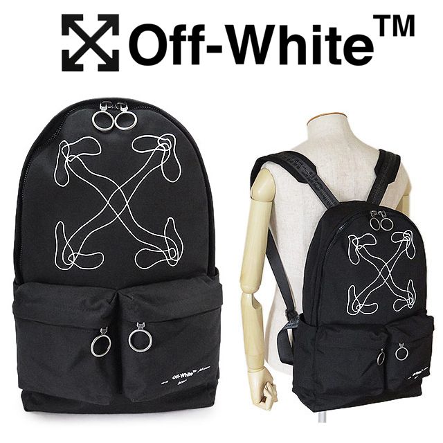国内発送】オフホワイト リュック ABSTRACT ARROWS BACKPACK (Off 国内発送】オフホワイト リュック ABSTRACT ARROWS BACKPACK (Off