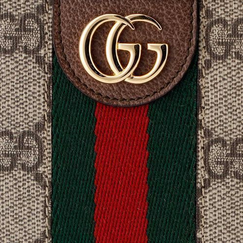 大人気 ☆GUCCI☆ OPHIDIA ラウンドZip長財布 BROWN♪ (GUCCI/長財布 ...