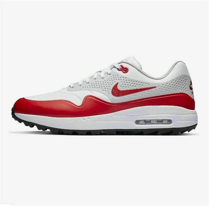 限定版 日本未販売 NIKE AIR MAX 1G 男性用ゴルフシューズ 白/赤 (Nike ...