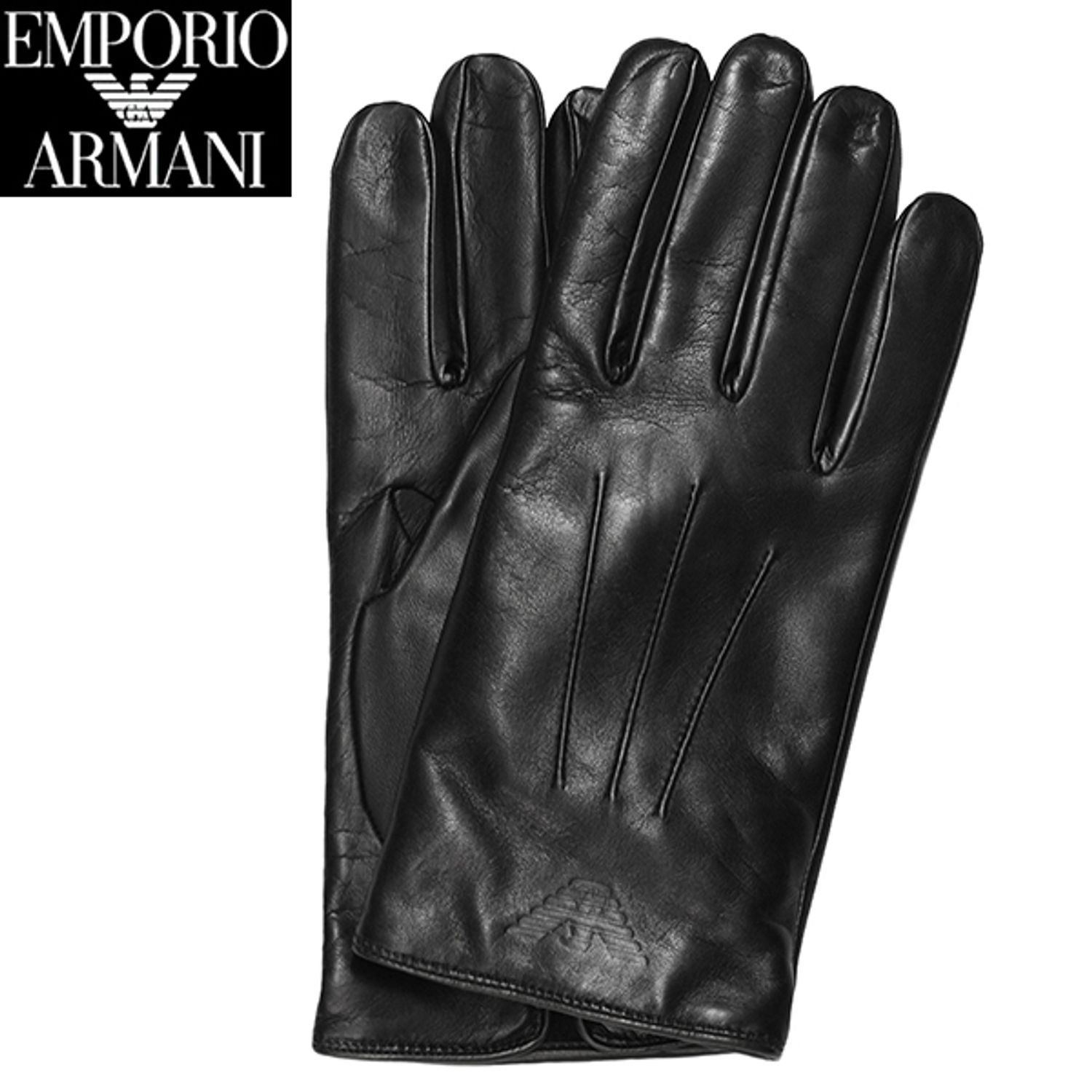 エンポリオ アルマーニ グローブ 手袋 メンズ レザー 国内即発 Emporio Armani 手袋 9a241 000 Buyma