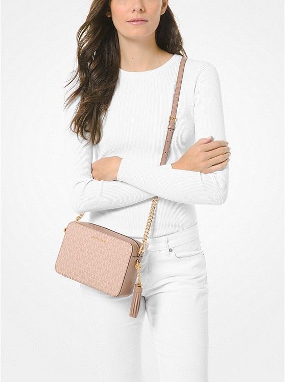Michael Kors】Ginny ミディアム カメラバッグ - MKロゴ