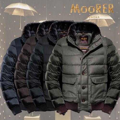 MooRER(ムーレー) FANTONI-SHL グースダウン ボンバージャケット ...