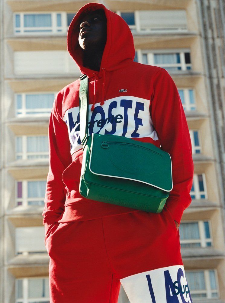 FW19 Supreme / LACOSTE Small Messenger Bag ショルダーバッグ