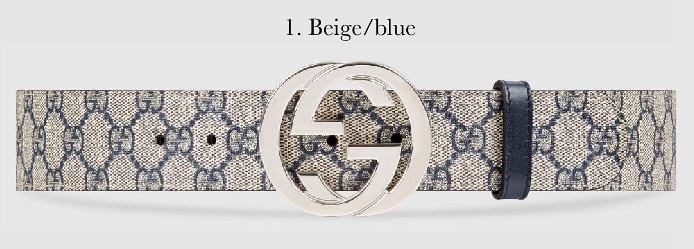 グッチ GG スプリーム ベルト インターロッキング G バックル (GUCCI グッチ GG スプリーム ベルト インターロッキング G バックル (GUCCI