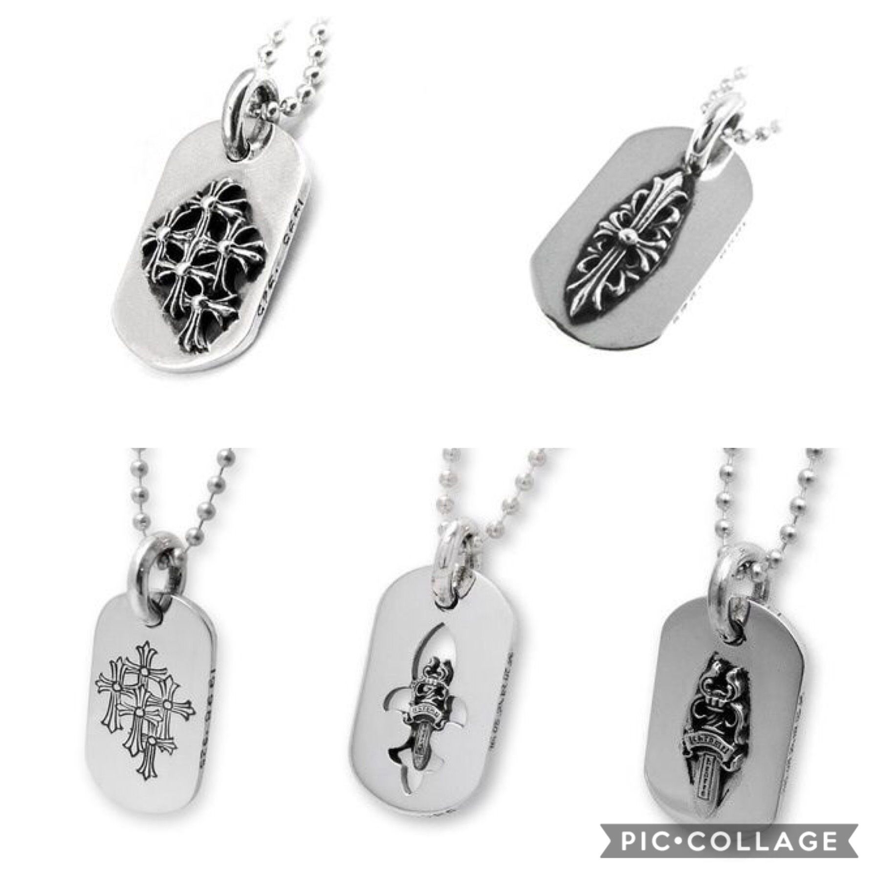 【期間限定お試し価格】 ペンダントトップ ドッグタグ HEARTS CHROME - ネックレス、ペンダント