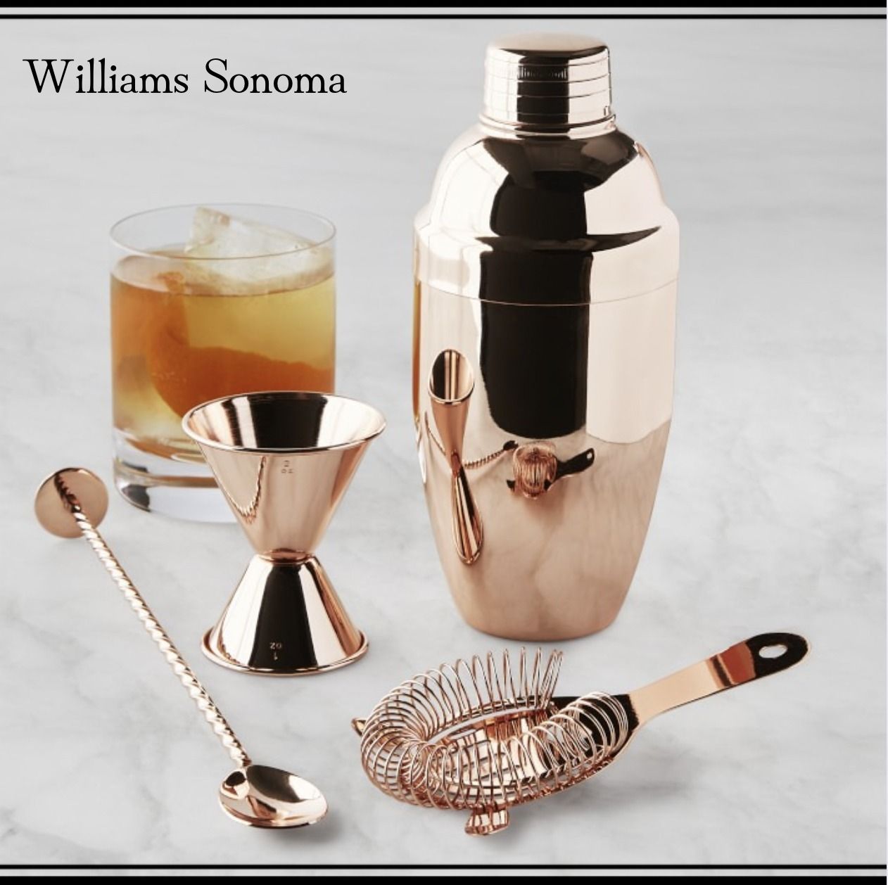 ウィリアムズ ソノマ カッパー カクテルシェーカーセット (Williams ウィリアムズ ソノマ カッパー カクテルシェーカーセット (Williams