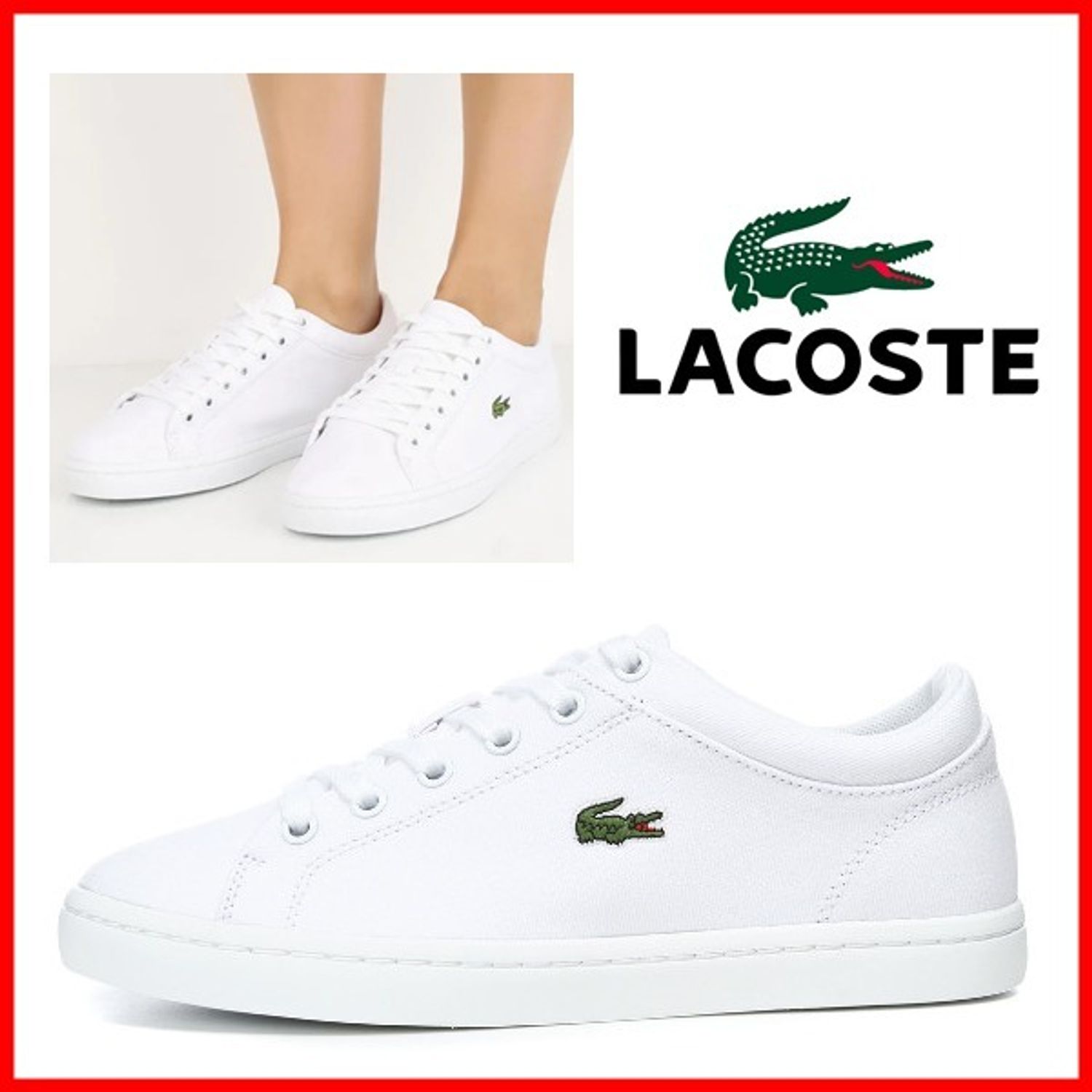 Lacoste Straightset Bl 2 レディーススニーカー 正規品 Lacoste スニーカー 732spw0134 001 Buyma