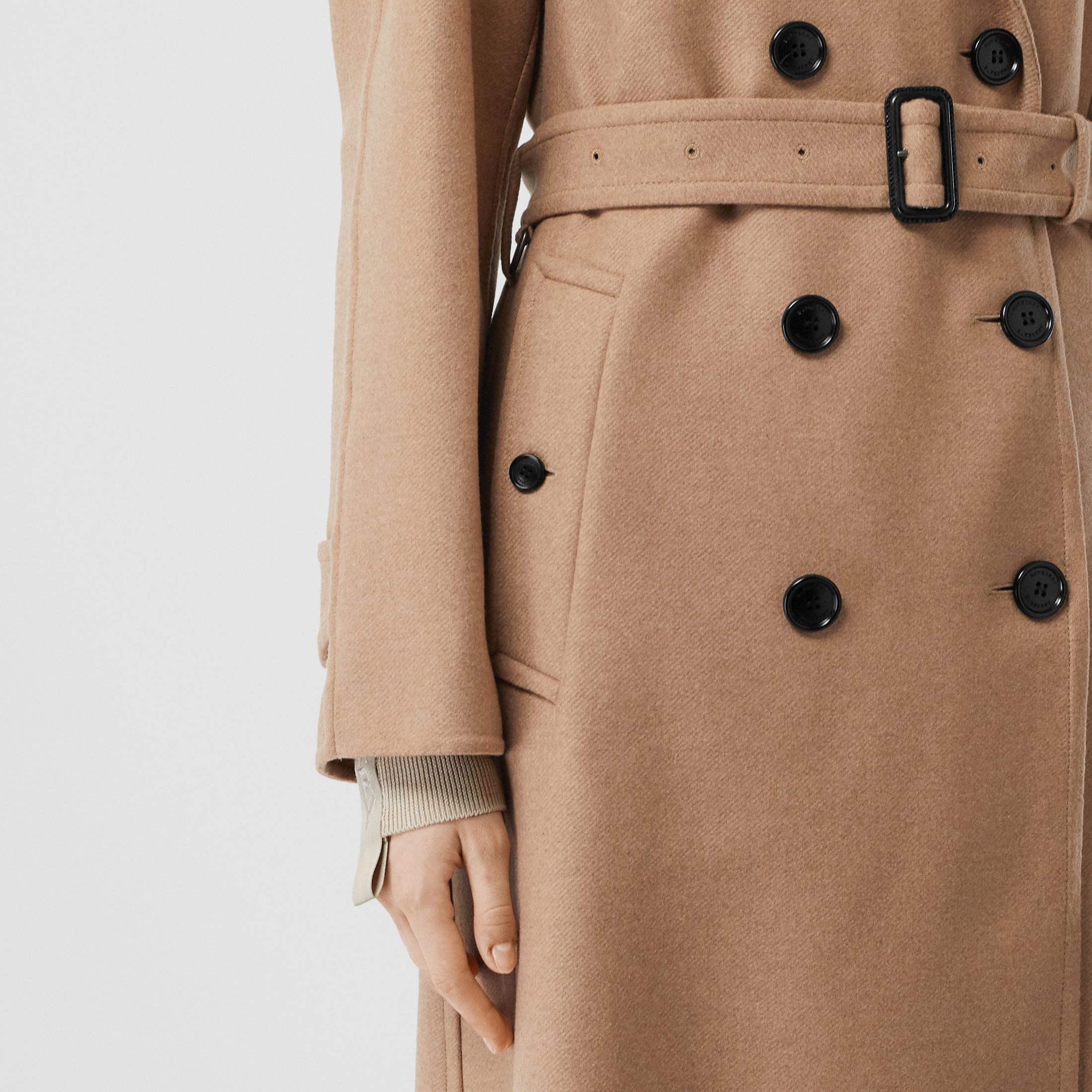 新作☆Burberry(バーバリー)カシミアトレンチコート (Burberry