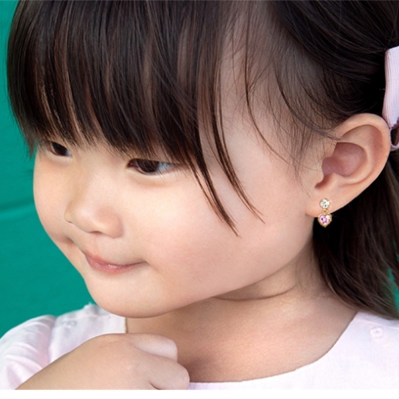 ベビー&子供用ピアス】14金ゴールド☆Fearless Heart (tiny Blessings ベビー&子供用ピアス】14金ゴールド☆Fearless Heart (tiny Blessings