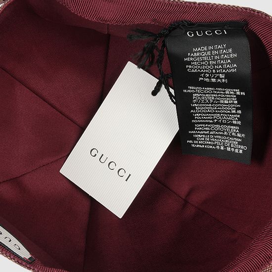 GUCCI 19AW GG SUPREME ロゴパッチ キャップ (GUCCI/キャップ GUCCI 19AW GG SUPREME ロゴパッチ キャップ (GUCCI/キャップ