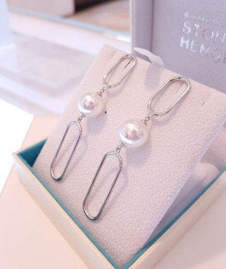 STONE HENgE Silver パール ドロップ K1315 ピアス 真心が届く STONE HENgE Silver パール ドロップ K1315 ピアス 真心が届く