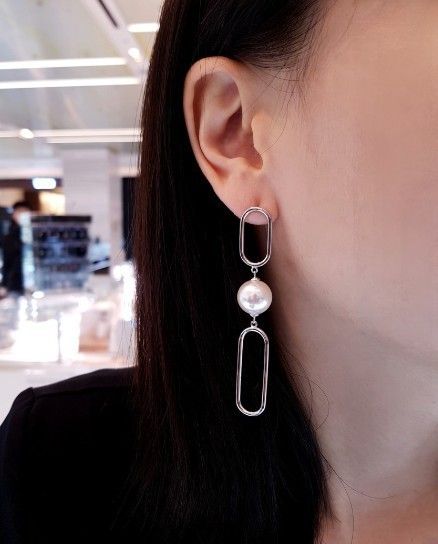 STONE HENgE Silver パール ドロップ K1315 ピアス 真心が届く STONE HENgE Silver パール ドロップ K1315 ピアス 真心が届く