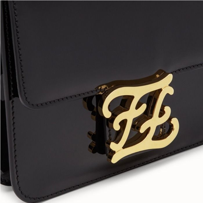 VIP価格☆ FENDI カーリグラフィ パテントレザー バッグ☆送関込
