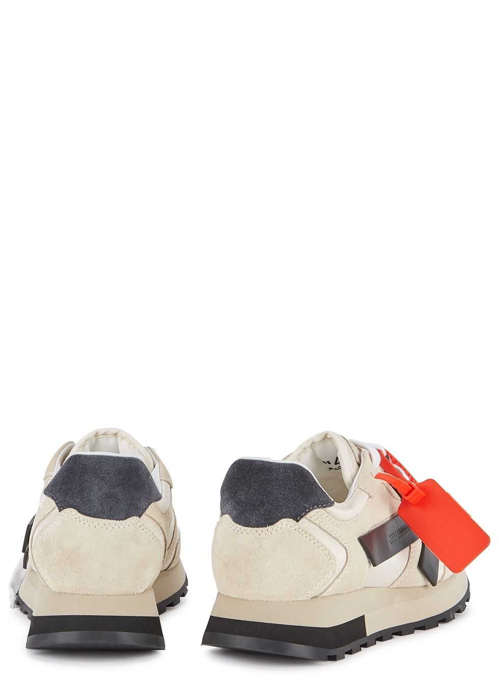 Off-White ⇒ HG RUNNER SNEAKERS アロースニーカー ECRU BLACK (Off Off-White ⇒ HG RUNNER SNEAKERS アロースニーカー ECRU BLACK (Off