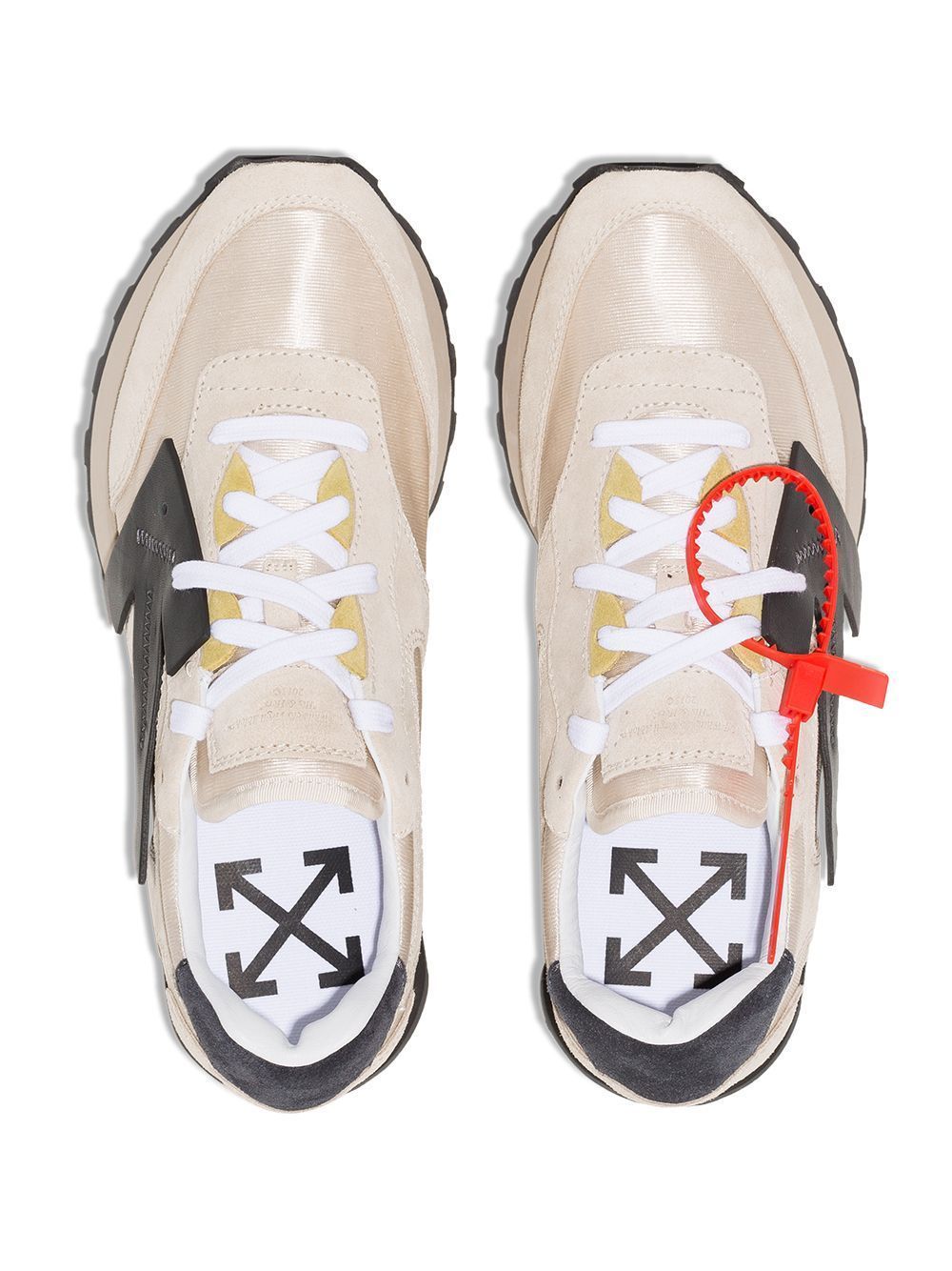 Off-White ⇒ HG RUNNER SNEAKERS アロースニーカー ECRU BLACK (Off Off-White ⇒ HG RUNNER SNEAKERS アロースニーカー ECRU BLACK (Off