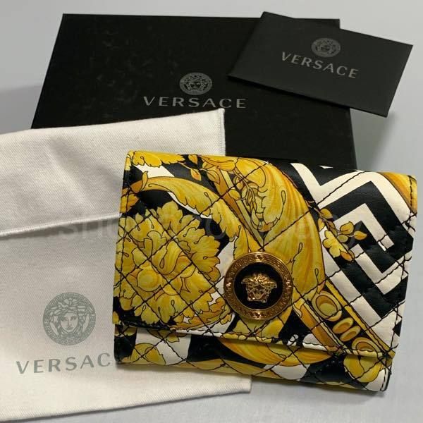関税込】VERSACE ヴェルサーチェ◇メデューサ 折りたたみ財布 (VERSACE ...