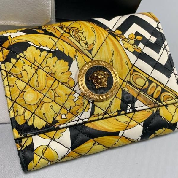 関税込】VERSACE ヴェルサーチェ◇メデューサ 折りたたみ財布 (VERSACE ...
