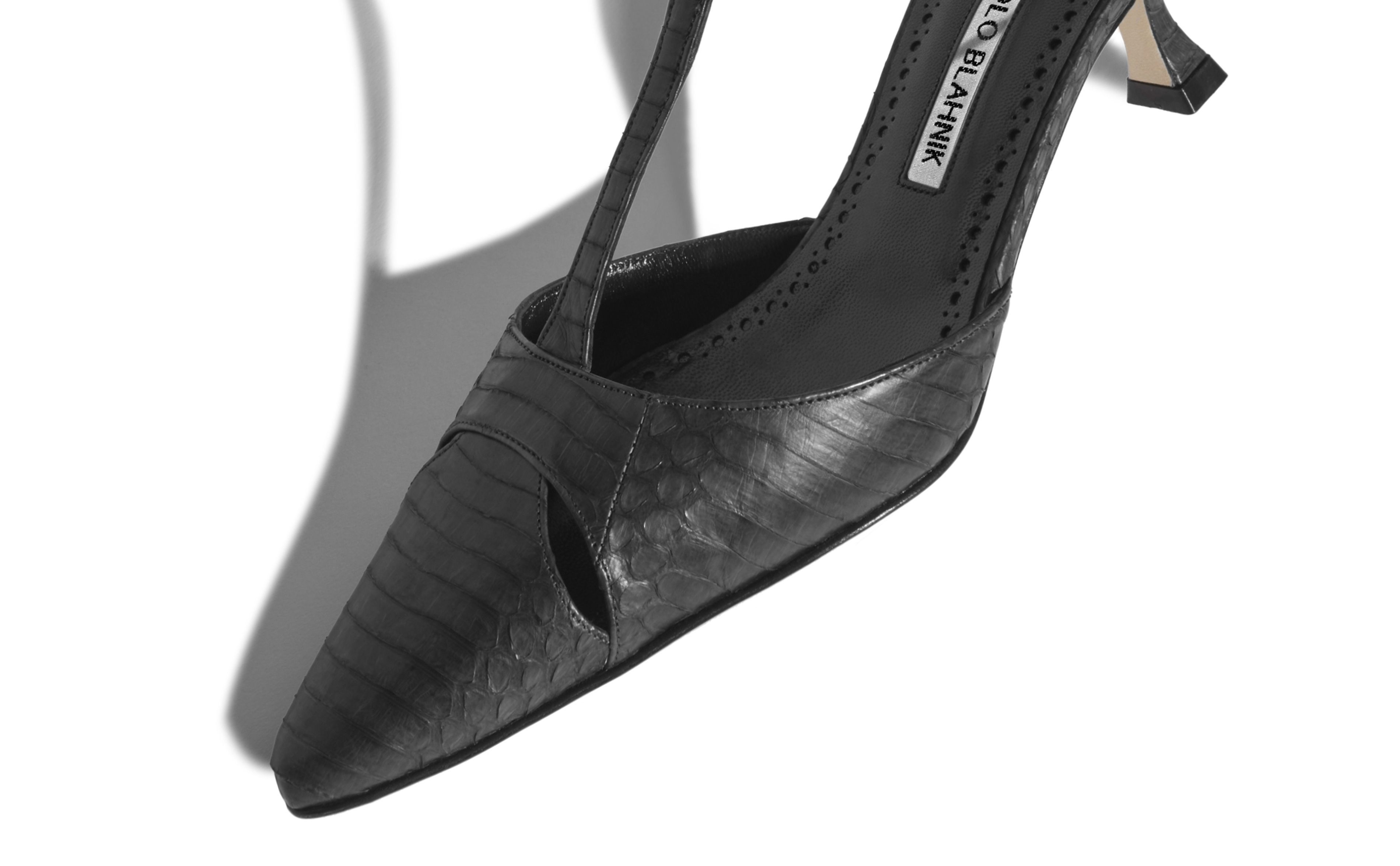 MANOLO BLAHNIK】TURGIMOD スネークスキンTバーパンプス (Manolo MANOLO BLAHNIK】TURGIMOD スネークスキンTバーパンプス (Manolo
