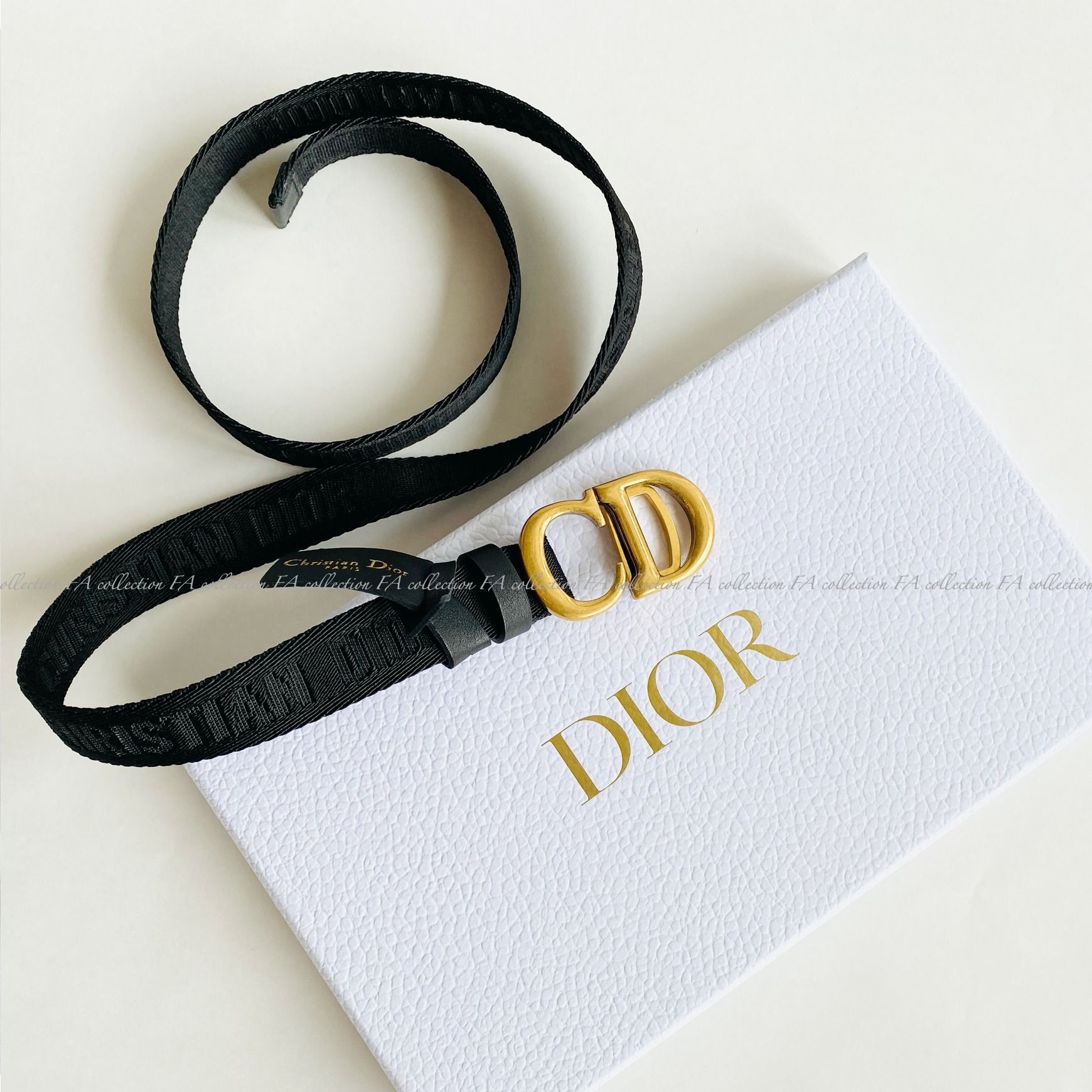 DIORディオールサドル ナイロンベルト CDロゴ 美品未使用 【当店一番人気】