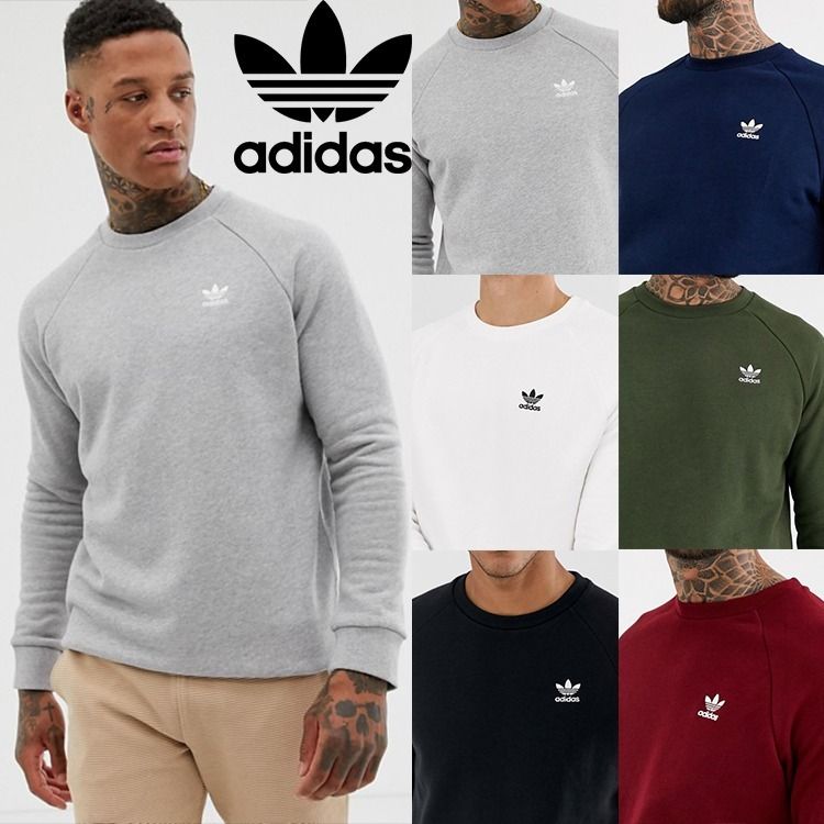 関税込】adidas Originals ロゴ スウェットシャツ【送料無料
