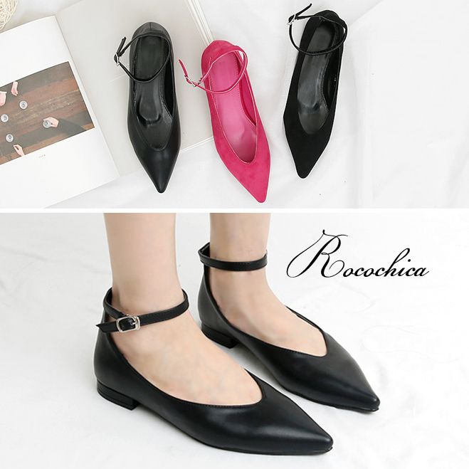 ☆ROCOCHICA☆アンクルストラップ付き。ローヒールパンプス (パンプス ☆ROCOCHICA☆アンクルストラップ付き。ローヒールパンプス (パンプス