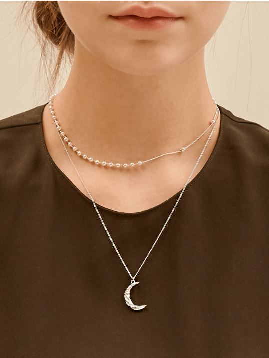 日本未入荷Heiのfance crescent necklace 全2色 (Hei/ネックレス 日本未入荷Heiのfance crescent necklace 全2色 (Hei/ネックレス