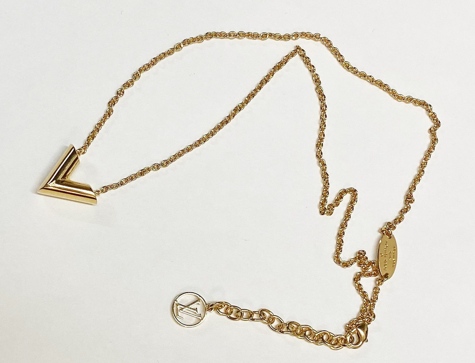 国内即発送】ルイ・ヴィトン ネックレス・エセンシャルV gold (Louis 国内即発送】ルイ・ヴィトン ネックレス・エセンシャルV gold (Louis