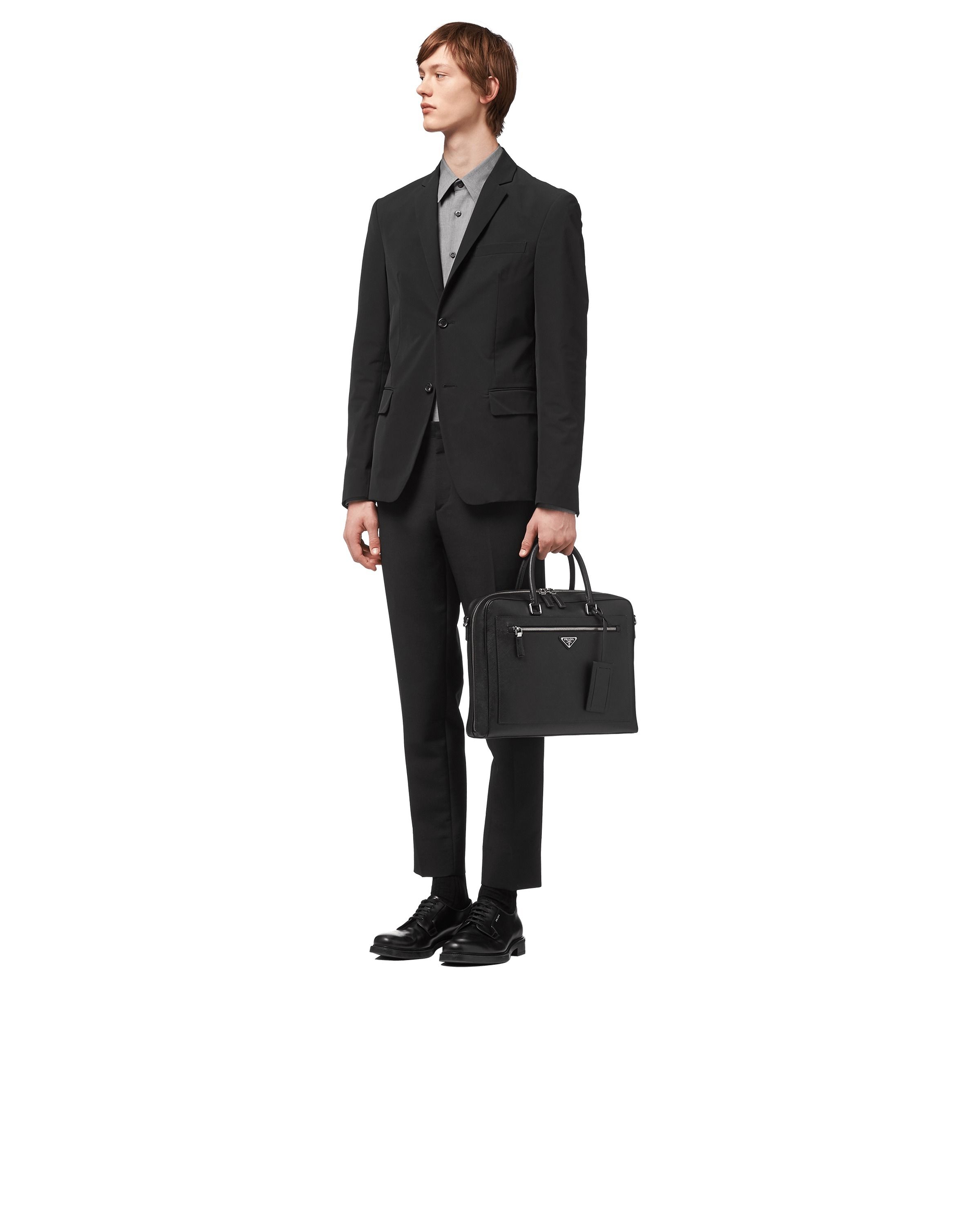 PRADA】サフィアーノレザー☆2Wayブリーフケース*2VE016_9Z2 (PRADA PRADA】サフィアーノレザー☆2Wayブリーフケース*2VE016_9Z2 (PRADA