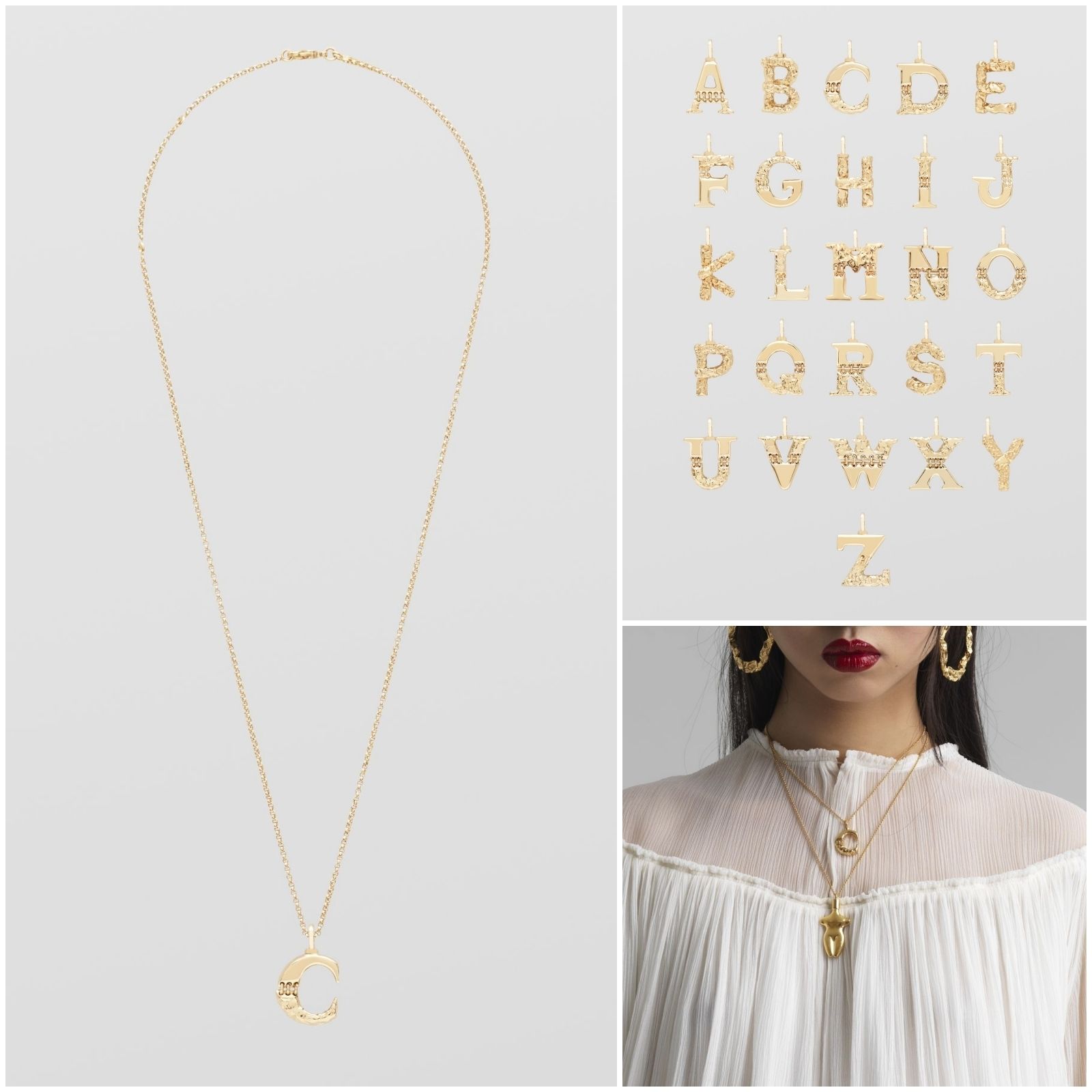 Chloe#ALPHABETS#大人気☆イニシャルネックレス/ペンダント付 (Chloe ...