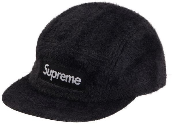 FW19 Supreme Faux Fur camp cap black hat box logo | eBay
