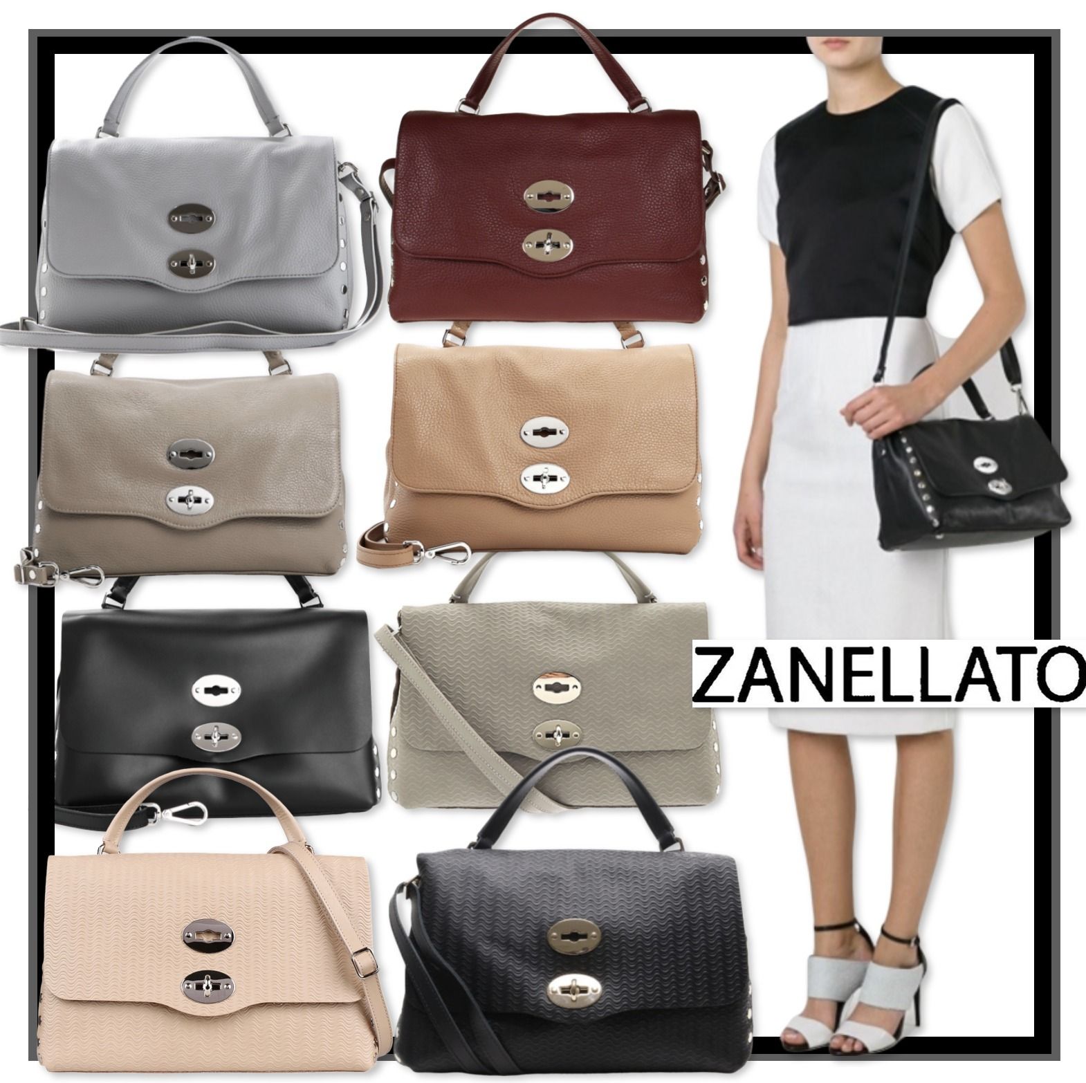 ☆関税込☆ZANELLATO☆ポスティーナ ショルダーバッグ☆8色 (ZANELLATO 大阪最安値 ザネラード ショルダーバック ショルダーバッグ