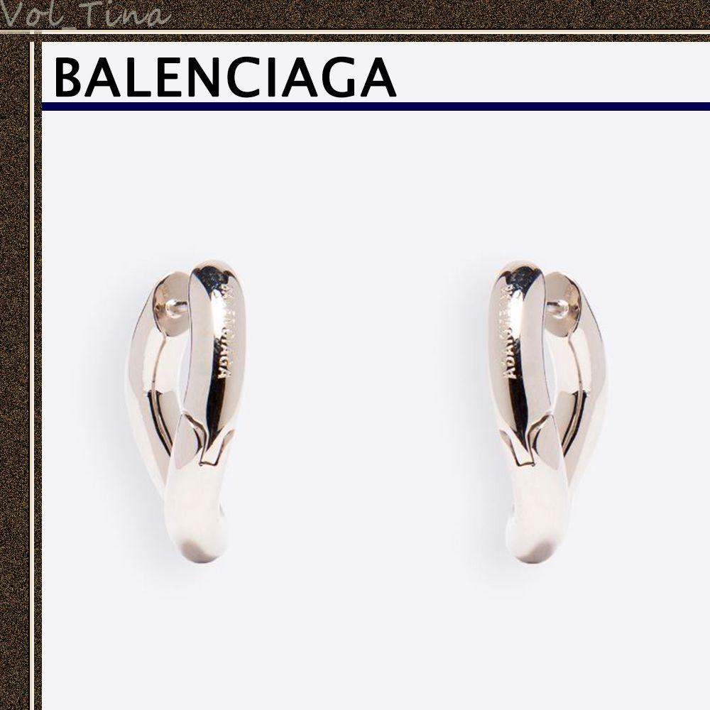 BALENCIAGA◆バレンシアガ ループ XS ピアス
