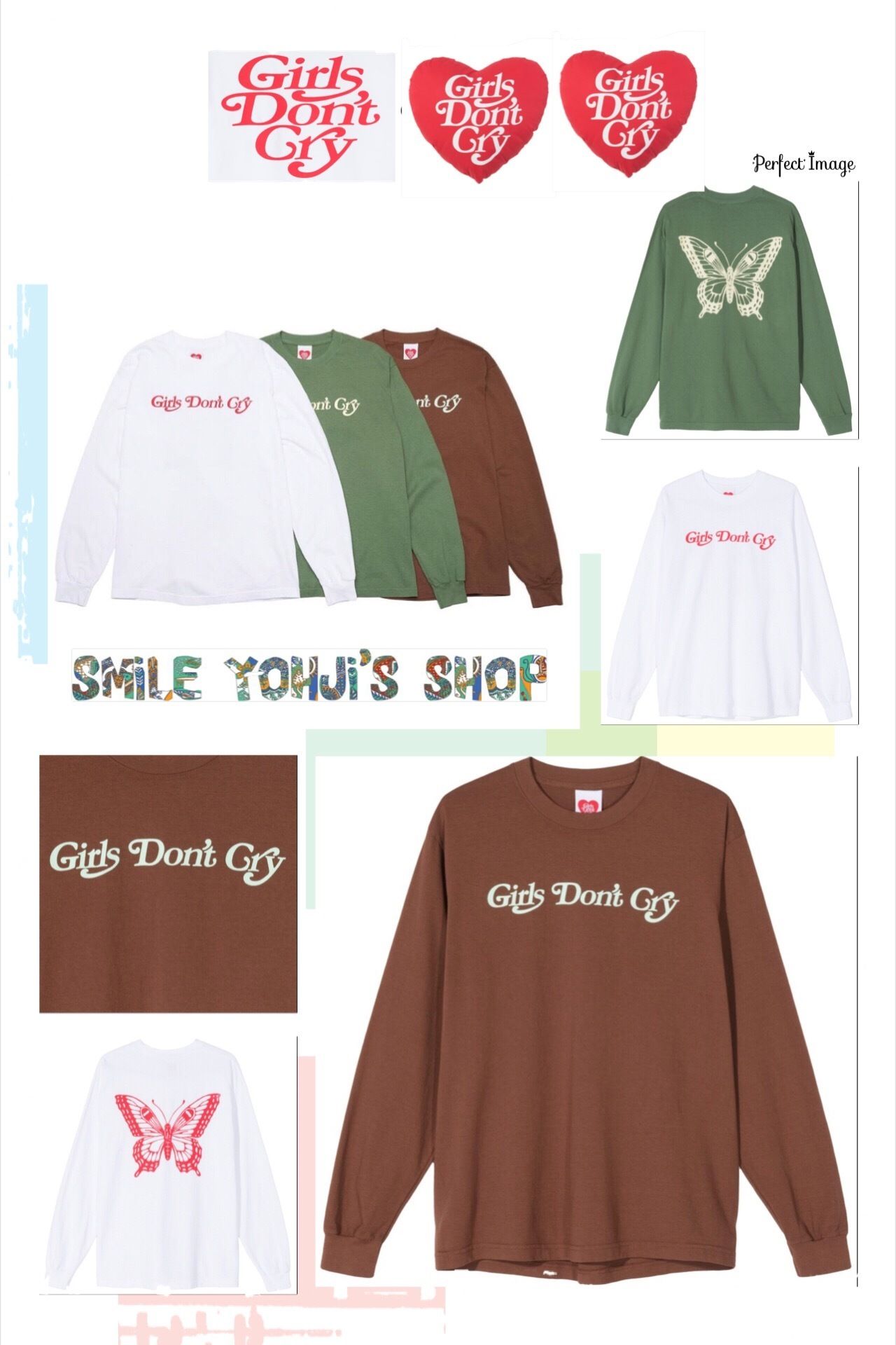 ☆入手困難☆Girls Don't Cry BUTTERFLY L/S T-SHIRT (Girls Don't Cry