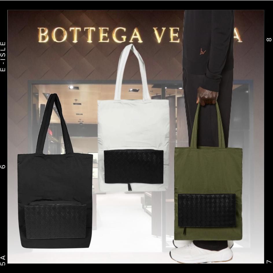 Bottega Veneta】ライトペーパーナイロン トートバッグ (BOTTEGA