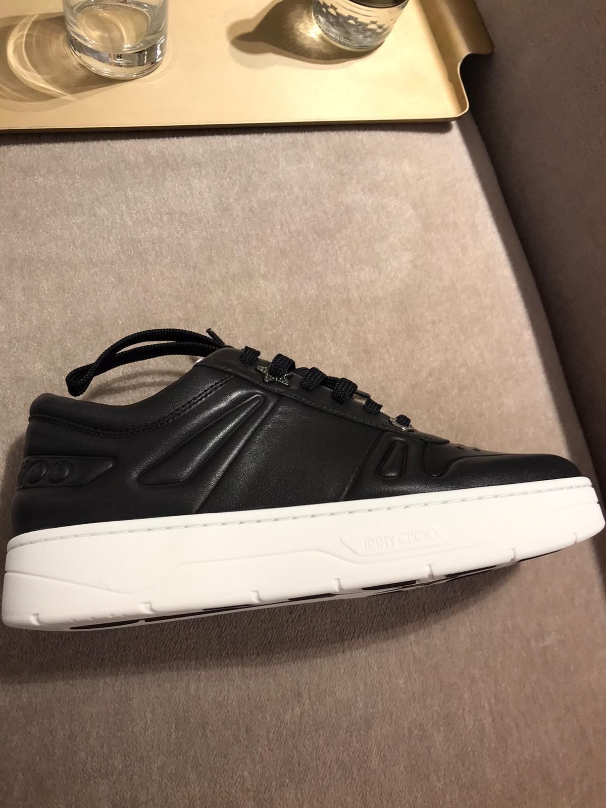 JIMMY CHOO《選べる3色》レザーレースアップスニーカーHAWAII/M JIMMY CHOO《選べる3色》レザーレースアップスニーカーHAWAII/M