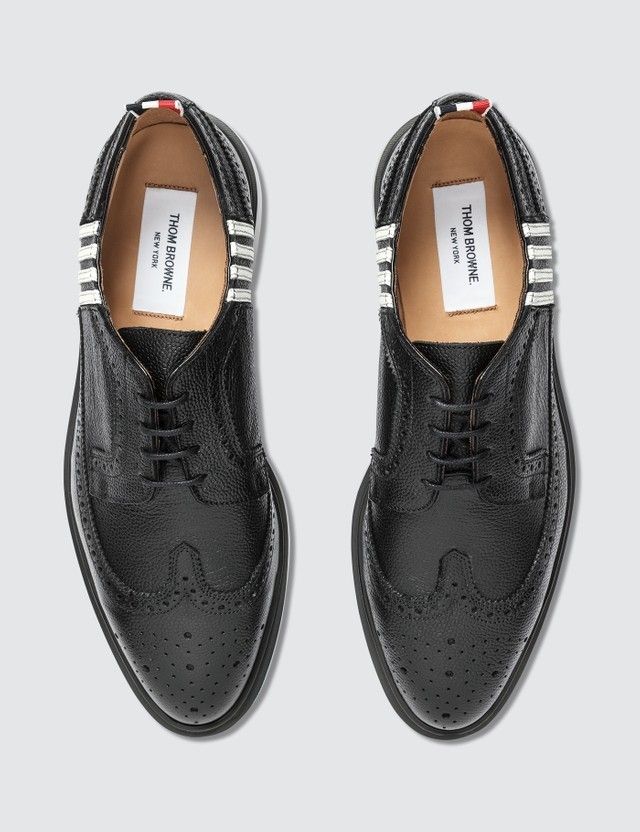 残少 トムブラウン Thom Browne ロングウィングチップブローグ (THOM 残少 トムブラウン Thom Browne ロングウィングチップブローグ (THOM