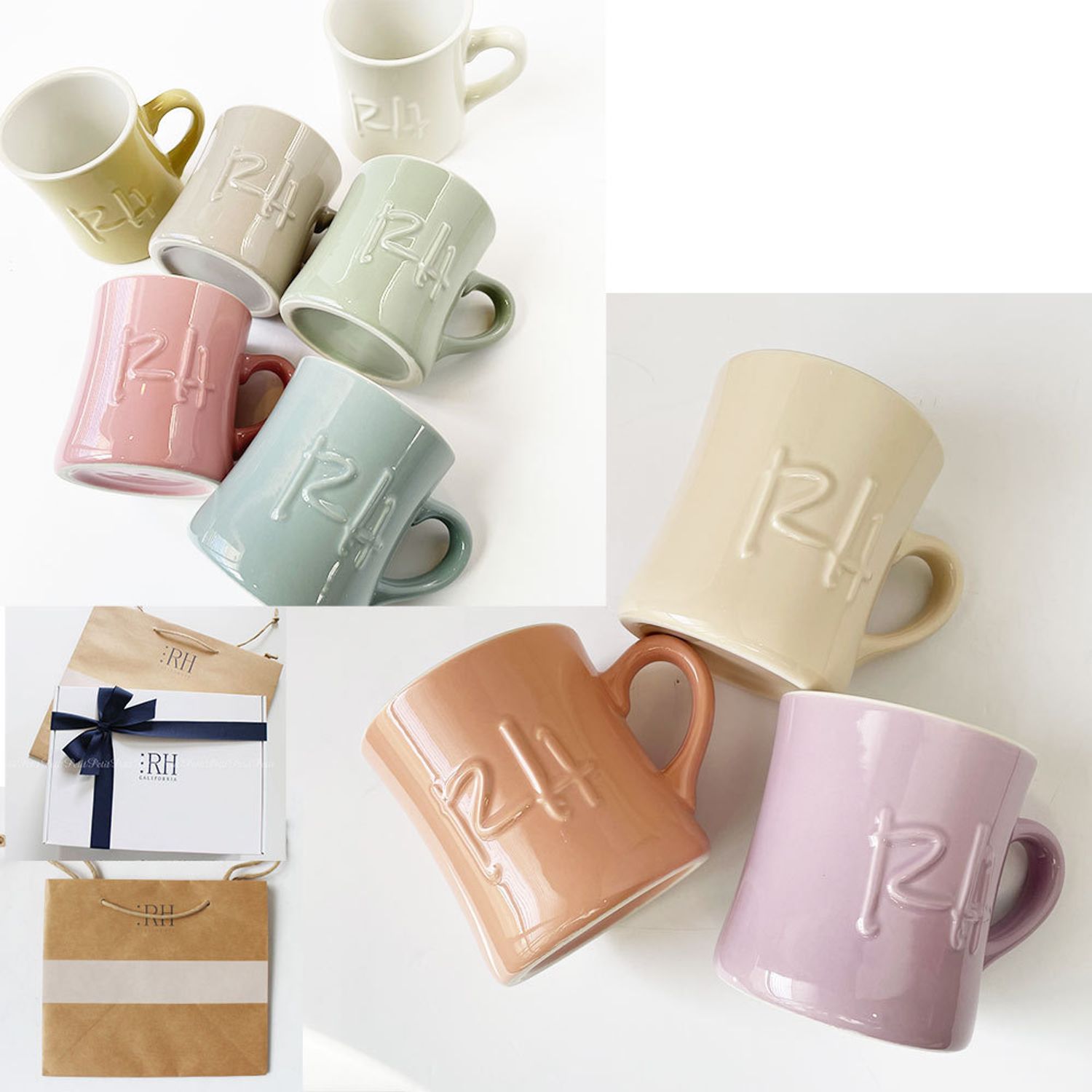 ギフト2個セット☆ロンハーマン☆RH California厚手マグカップ (Ron 