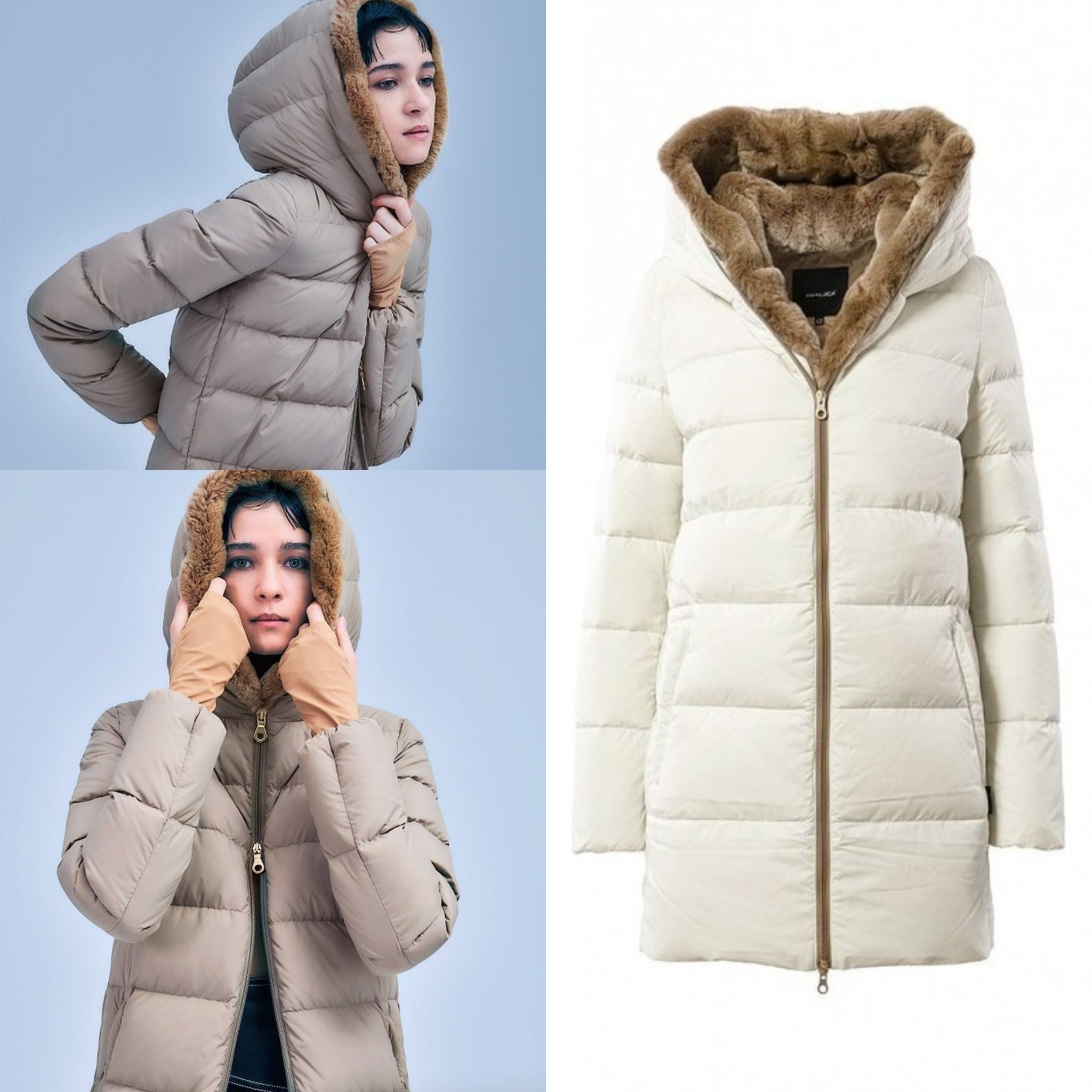 DUVETICA☆CARYS フルラビットファー☆ (DUVETICA/ダウンジャケット 小物などお買い得な福袋 size DUVETICAラビットファーダウンコート 40 ダウンジャケット