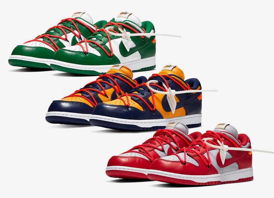 OFF-WHITE × NIKE DUNK LOW GREEN - オフホワイト ダンク ロー (Nike OFF-WHITE × NIKE DUNK LOW GREEN - オフホワイト ダンク ロー (Nike